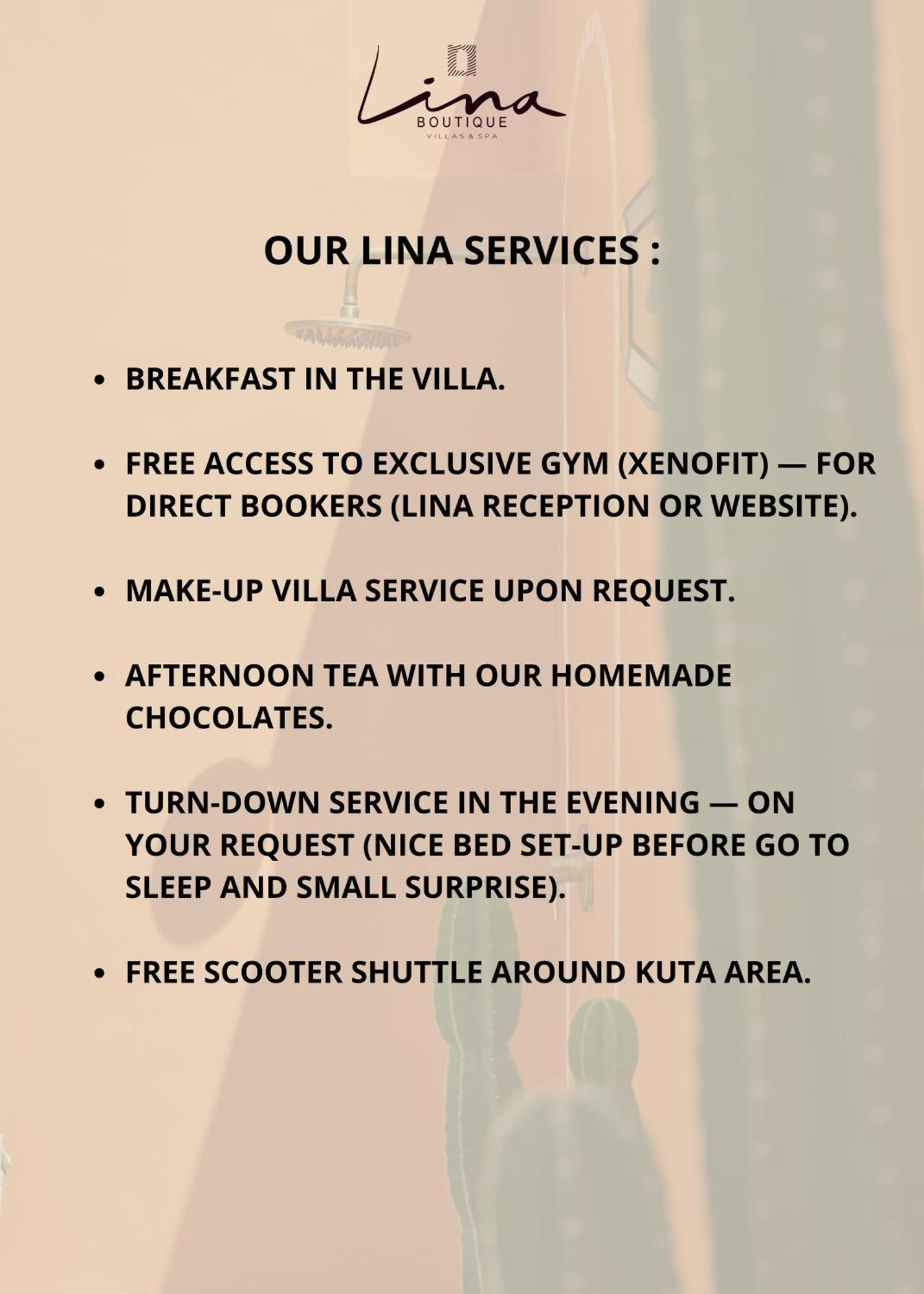 Lina Boutique Villas And Spa Kuta  Luaran gambar